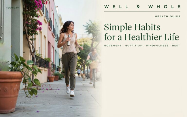 Health Guide: Simple Habits for a Healthier Life