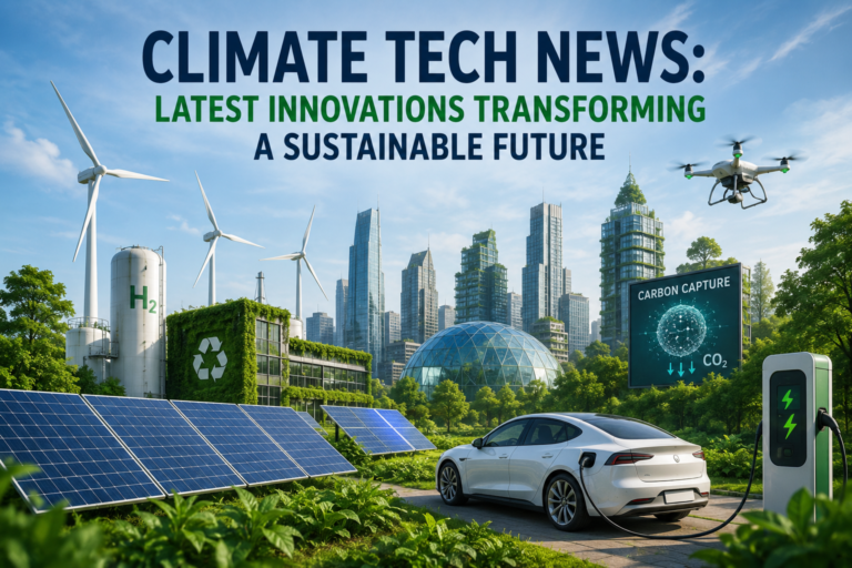 Climate Tech News: Latest Innovations Transforming a Sustainable Future