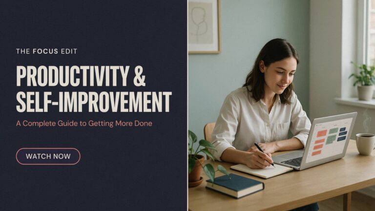 Productivity and Self-Improvement Tips: A Complete Guide to Getting More Done