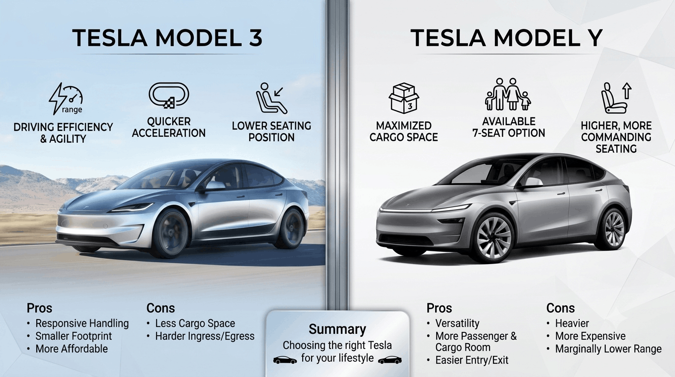 Tesla Model 3 vs Model Y: Which One Actually Fits Your Life?